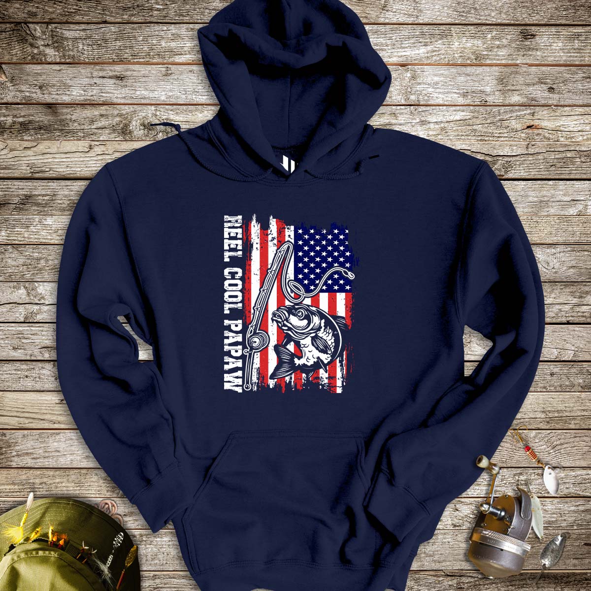 Reel Cool Papaw Hoodie