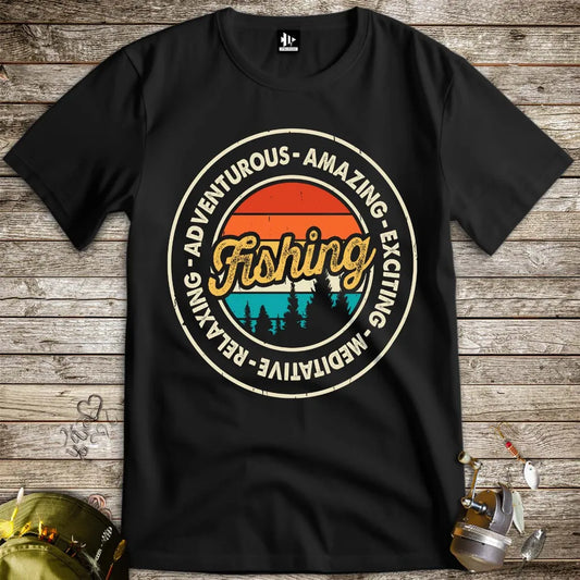 Adventurous Fishing Tee - FISH - ROOM LLC