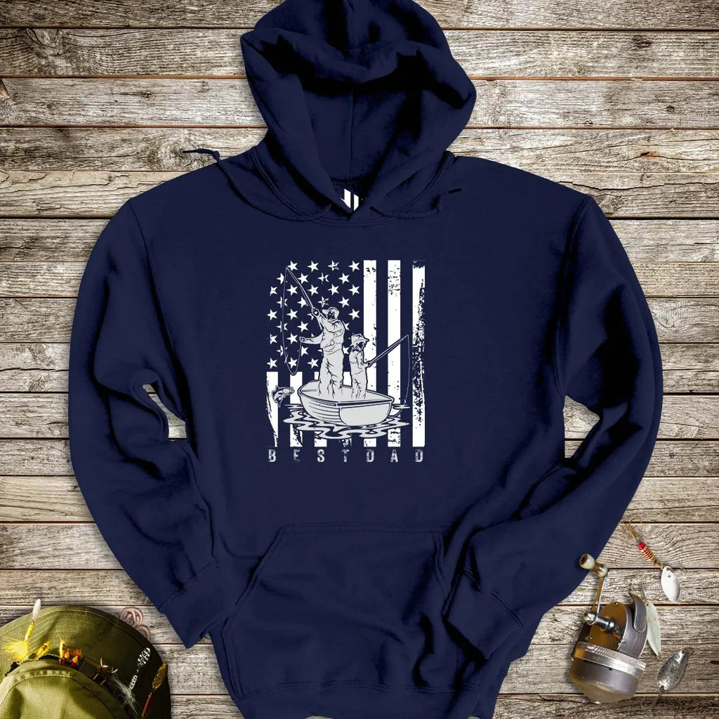 Best Dad Hoodie - FISH - ROOM LLC
