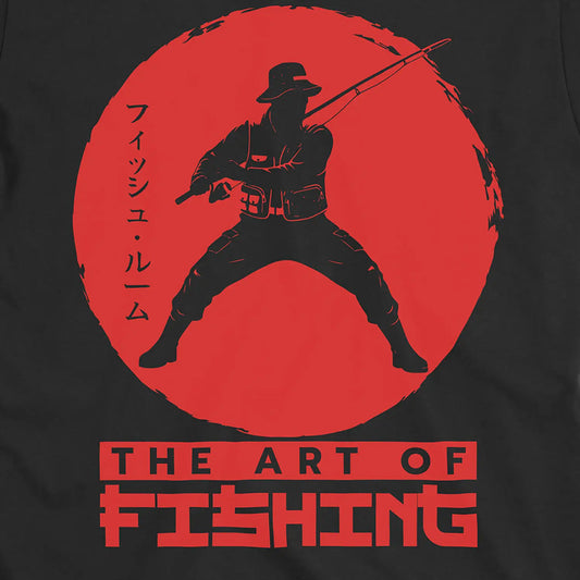 Black, The Art Of Fishing Tee β fish-room