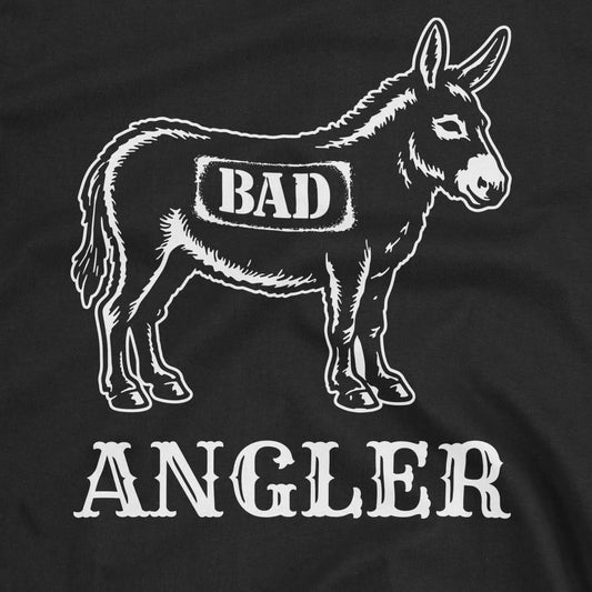 Black, Bad Ass Angler Tee – fish-room