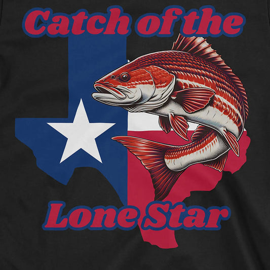Black, Catch of the Lone Star Tee – fish-room