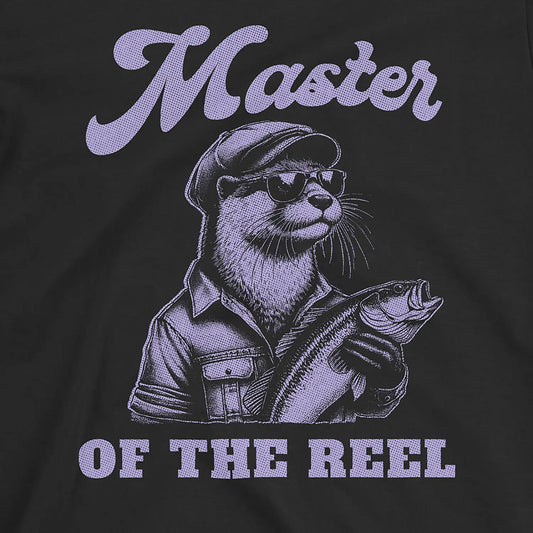 Master Of the Reel Tee Black T-Shirt