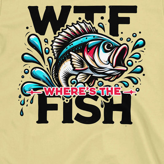 Cornsilk, WTF: Where's the Fish? Tee – fish-room