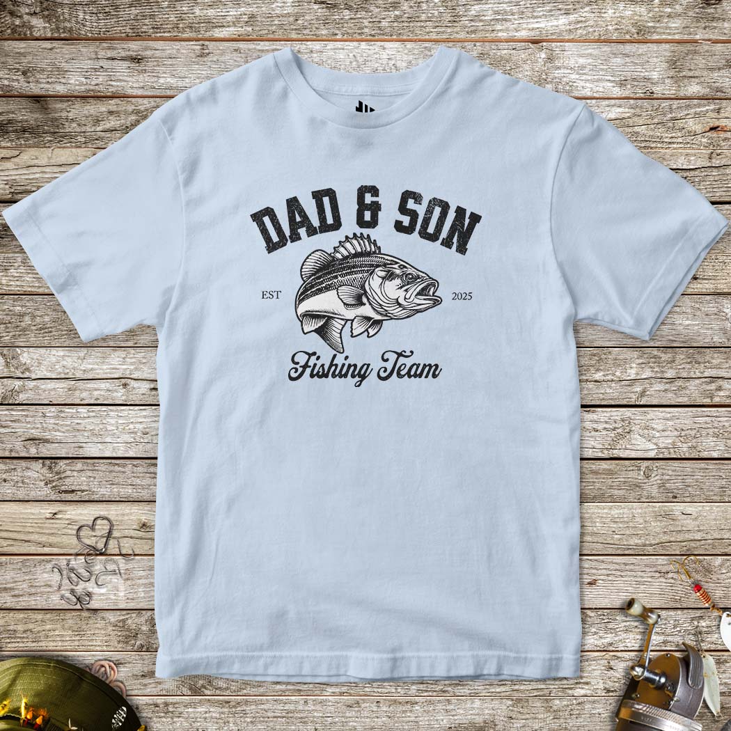 Dad & Son Fishing Team Tee for Kids - FISH - ROOM LLC