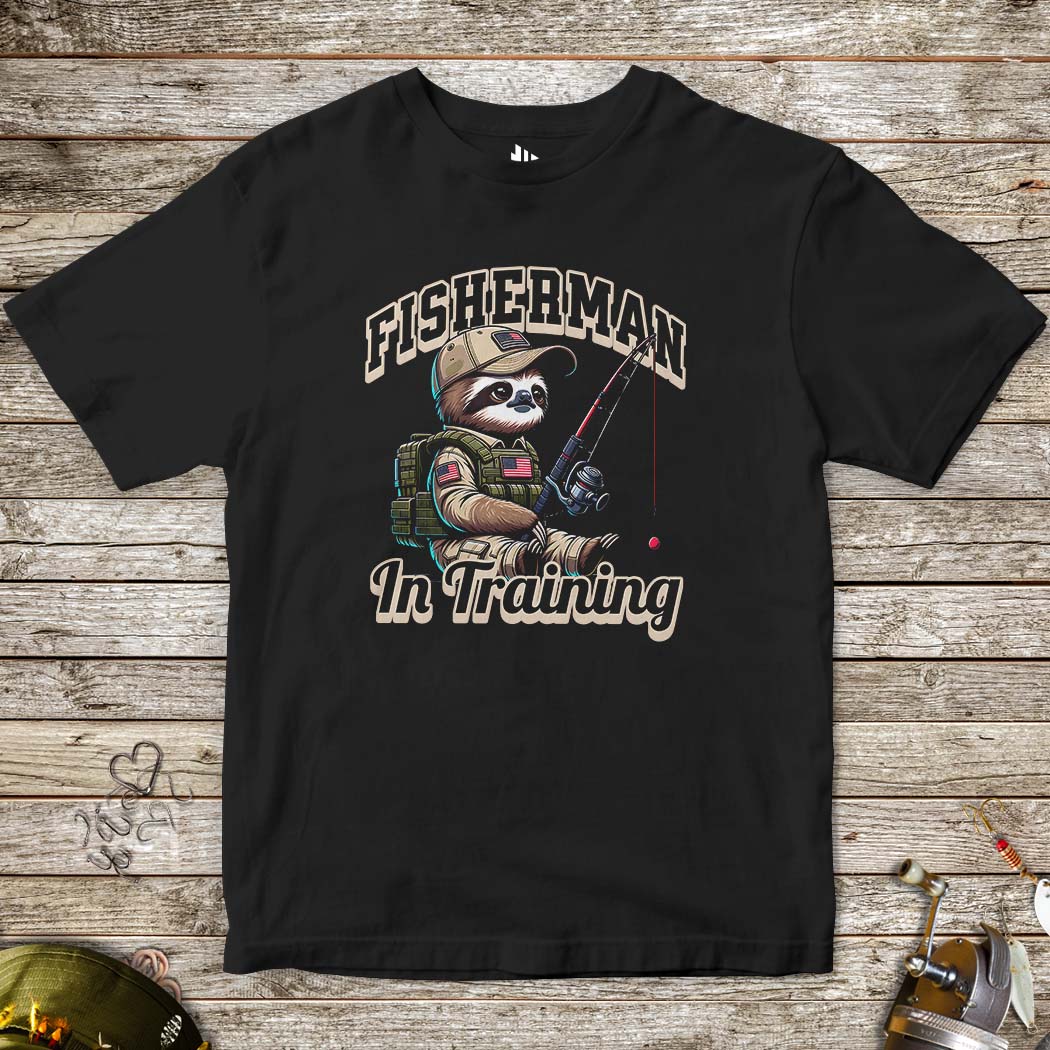 Fisherman in Training Tee for Kids - FISH - ROOM LLC