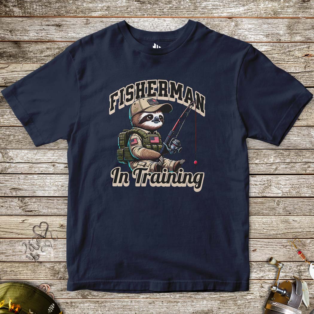 Fisherman in Training Tee for Kids - FISH - ROOM LLC