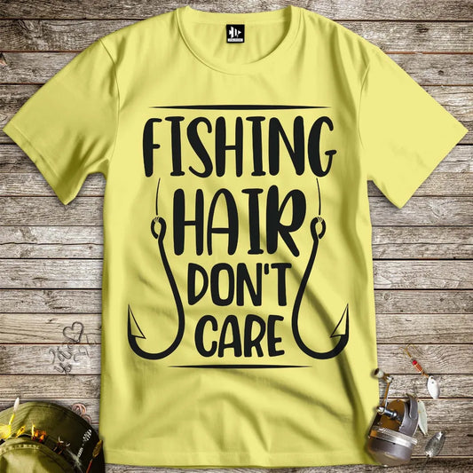 Fishing Hair Don't Care Tee - FISH - ROOM LLC