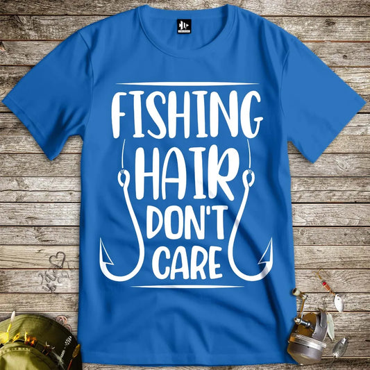 Fishing Hair Don't Care Tee - FISH - ROOM LLC