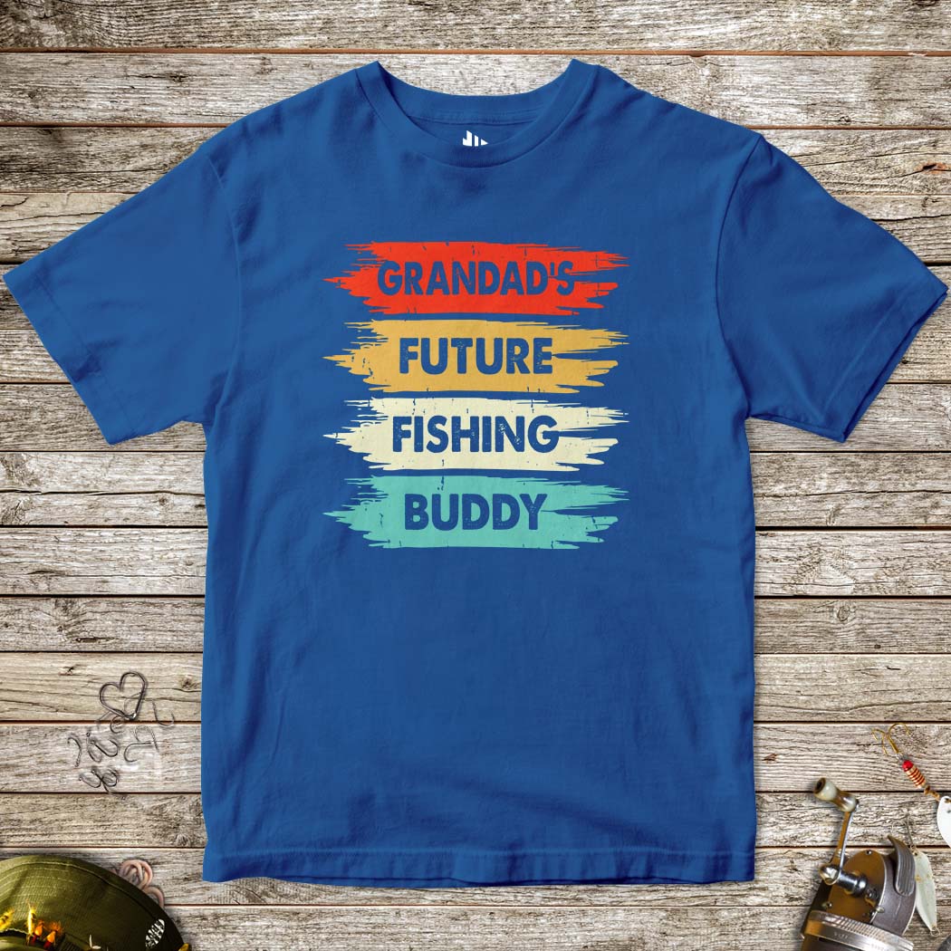 Grandad's Future Fishing Buddy Tee for Kids - FISH - ROOM LLC