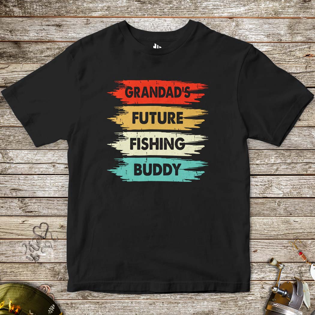 Grandad's Future Fishing Buddy Tee for Kids - FISH - ROOM LLC