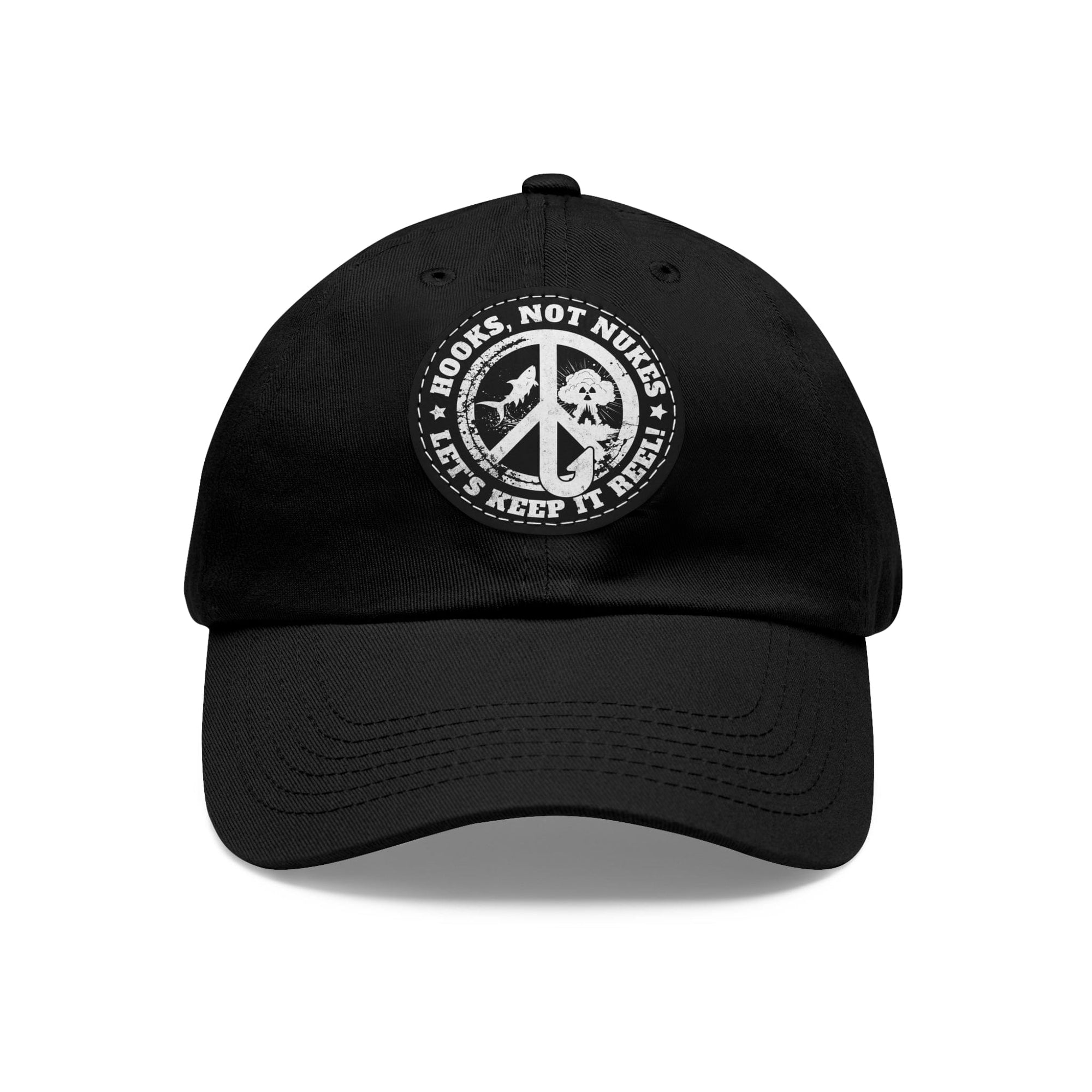 Hooks, Not Nukes – Let’s Keep It Reel! Dad Hat - FISH - ROOM LLC