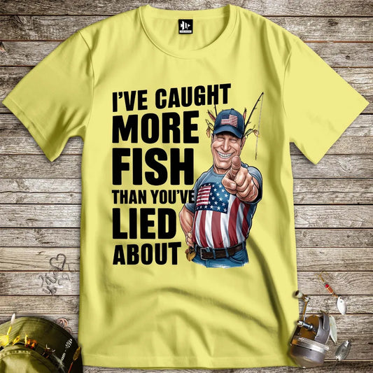 I've Caught More Fish Than You Lied About USA Tee - FISH - ROOM LLC