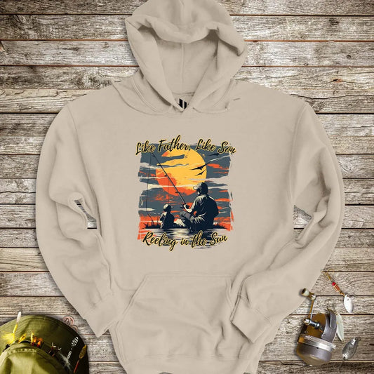 Like Father Like Son Hoodie Sand Hoodie