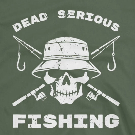 Military Green, Dead Serious Fishing Tee – fish-room