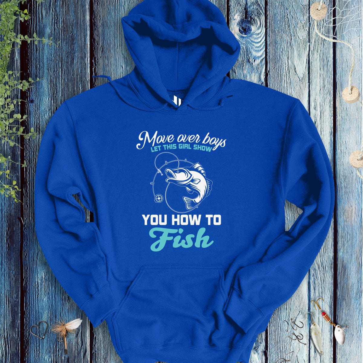 Move Over Boys! Hoodie - FISH - ROOM LLC