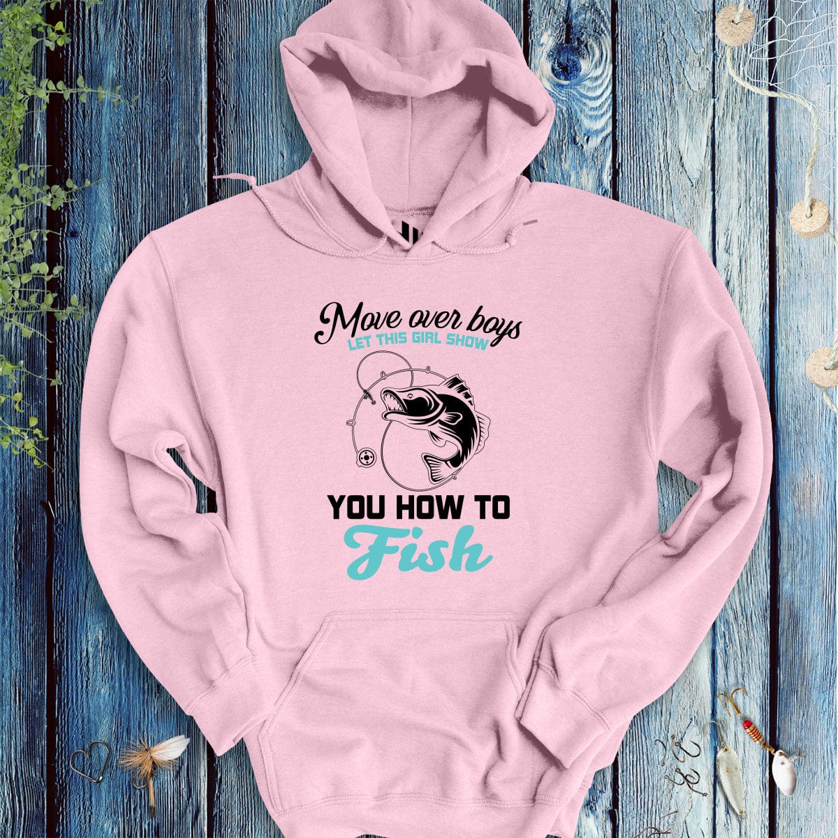 Move Over Boys! Hoodie - FISH - ROOM LLC