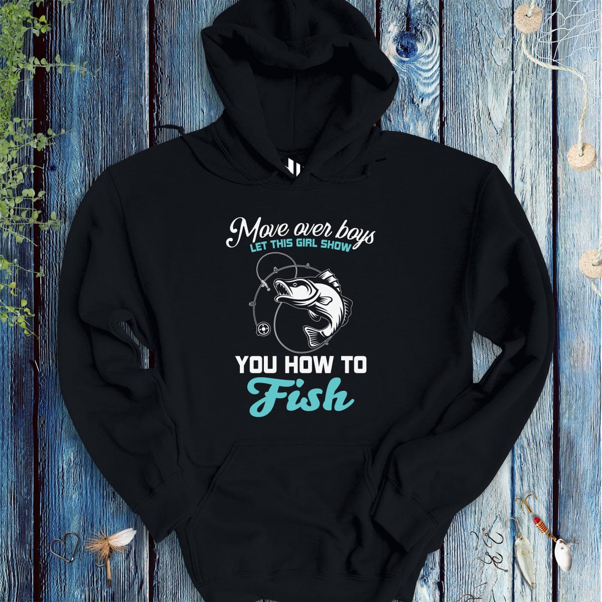 Move Over Boys! Hoodie - FISH - ROOM LLC