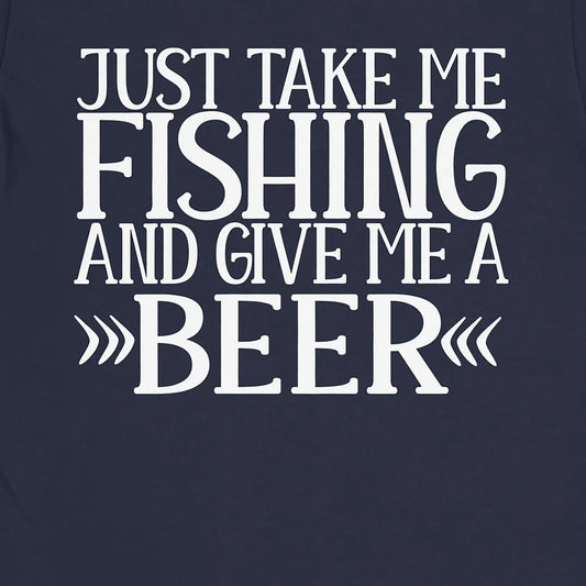 Navy, Just Take Me Fishing Tee – fish-room