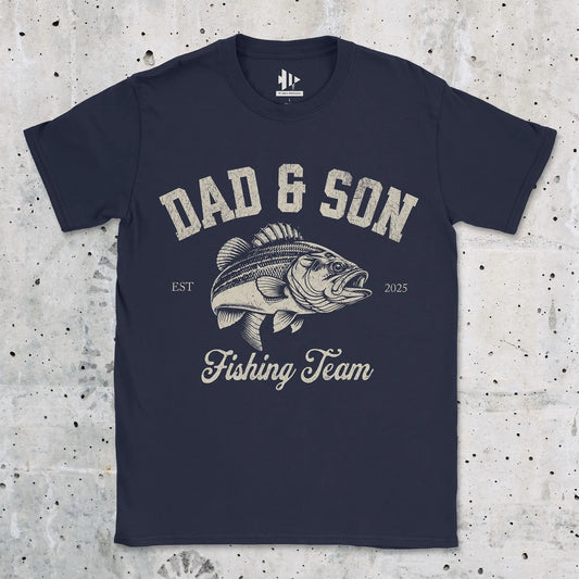Dad & Son Fishing Team Tee