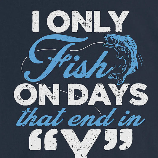 Navy, ‘Y’-Day Fishing Ladies’ Tee – fish-room