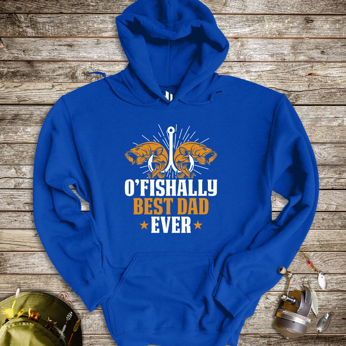 O'Fishally Best Dad Ever Hoodie - FISH - ROOM LLC