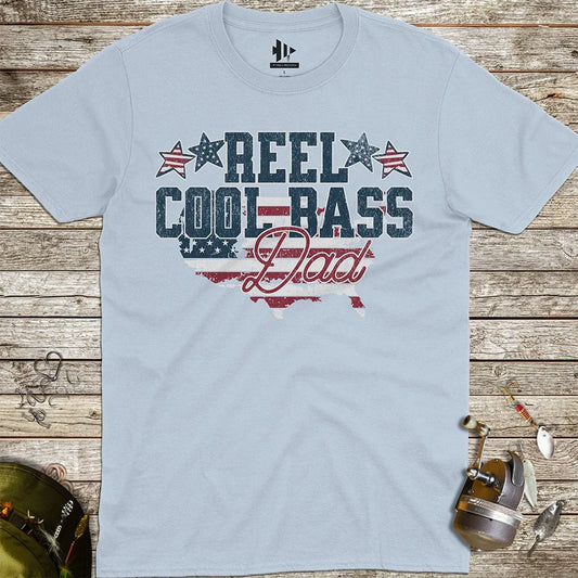 Reel Cool Bass Dad Tee - FISH - ROOM LLC