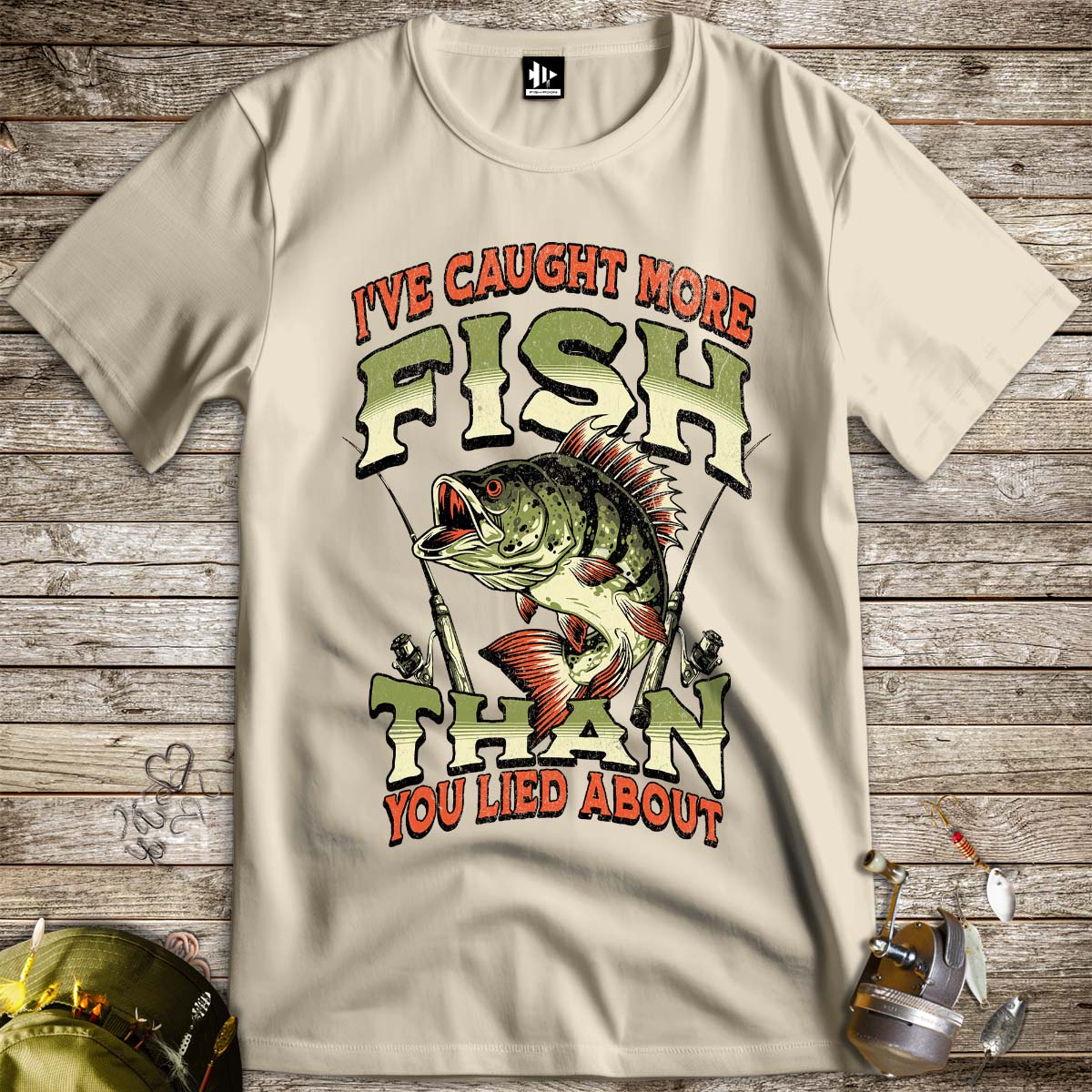 I've Caught More Fish Than You've Lied About Tee-funny fishing t shirt-FISH-ROOM LLC