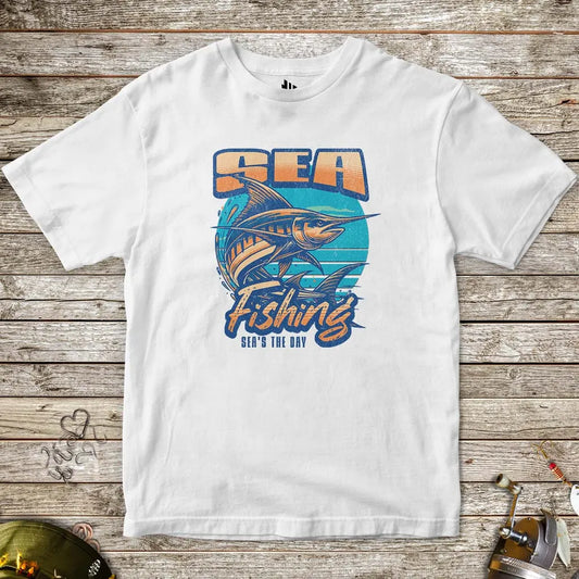 Sea Fishing, Sea's the day Tee for Kids - FISH - ROOM LLC