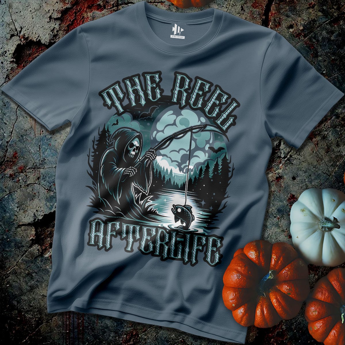 The Reel Afterlife Tee-funny fishing t shirt-FISH-ROOM LLC