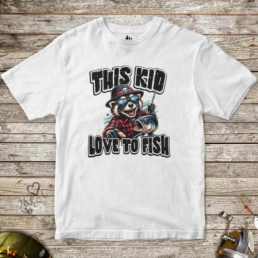 This Kid Loves to Fish Tee for Kids - FISH - ROOM LLC