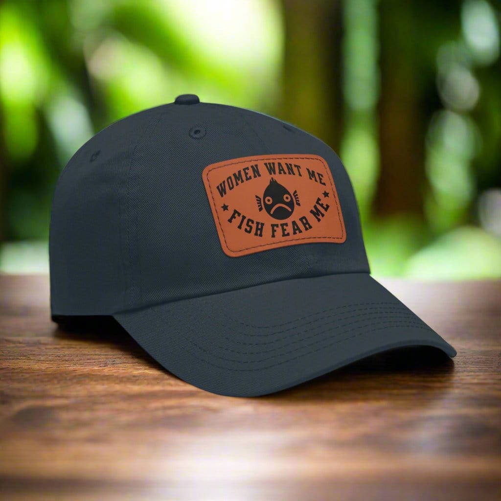 Women Want Me Fish Fear Me Dad Hat - FISH - ROOM LLC