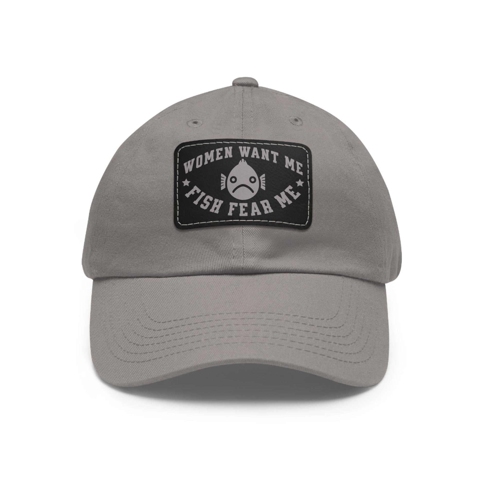 Women Want Me Fish Fear Me Dad Hat - FISH - ROOM LLC