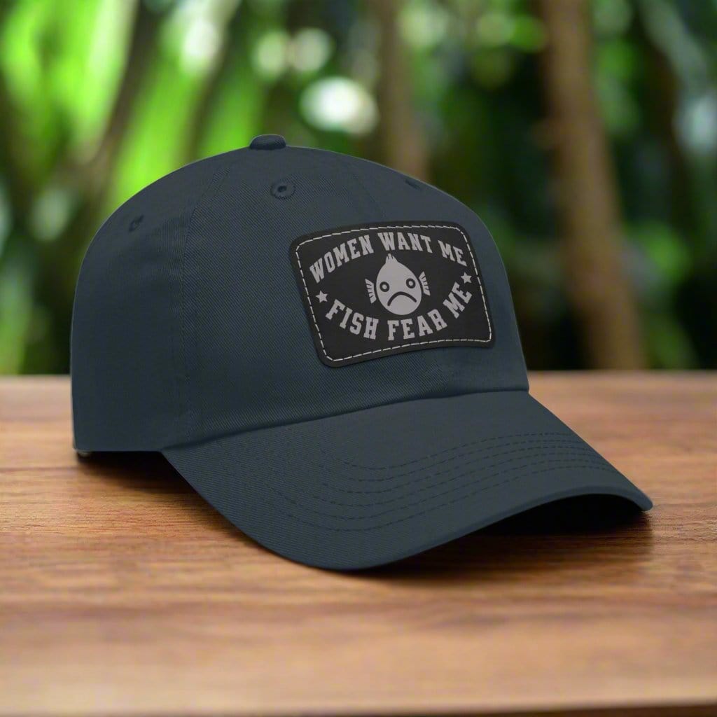 Women Want Me Fish Fear Me Dad Hat - FISH - ROOM LLC