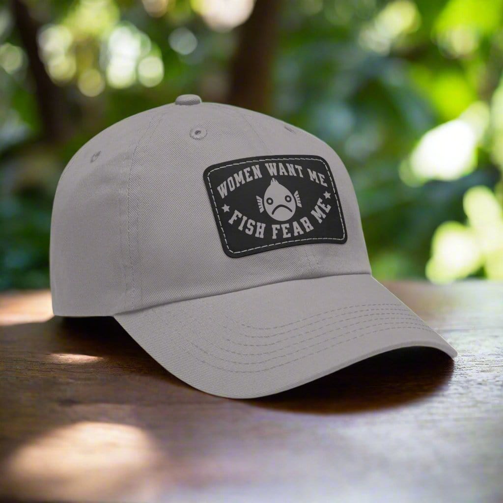 Women Want Me Fish Fear Me Dad Hat - FISH - ROOM LLC