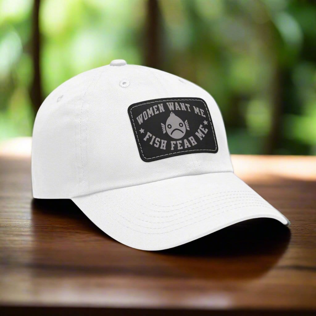 Women Want Me Fish Fear Me Dad Hat - FISH - ROOM LLC