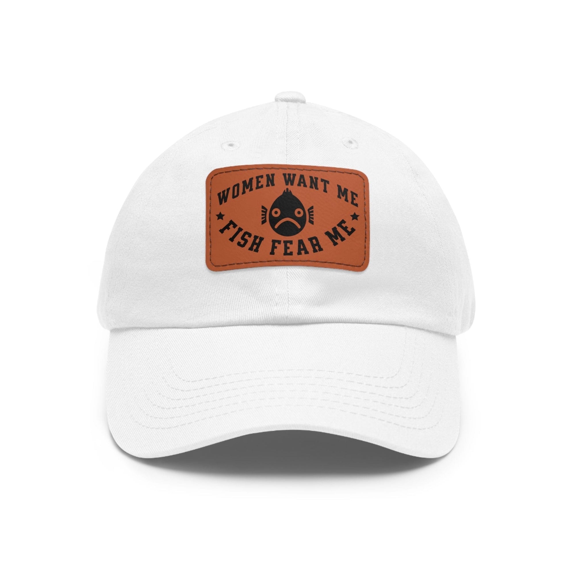 Women Want Me Fish Fear Me Dad Hat - FISH - ROOM LLC