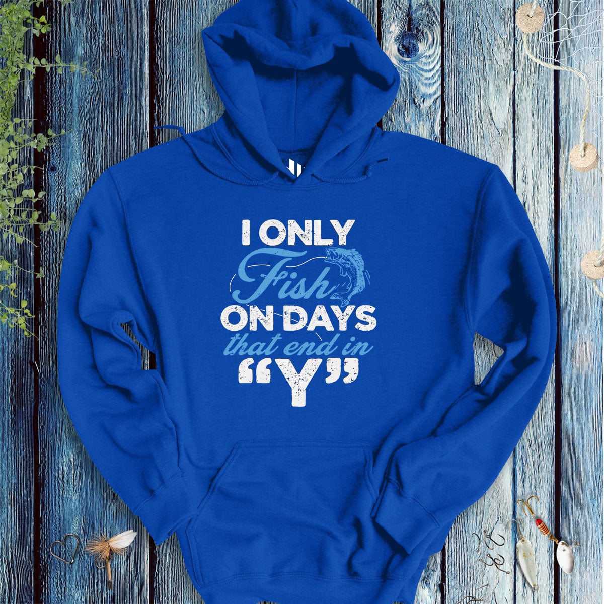 'Y’ - Day Fishing Hoodie - FISH - ROOM LLC