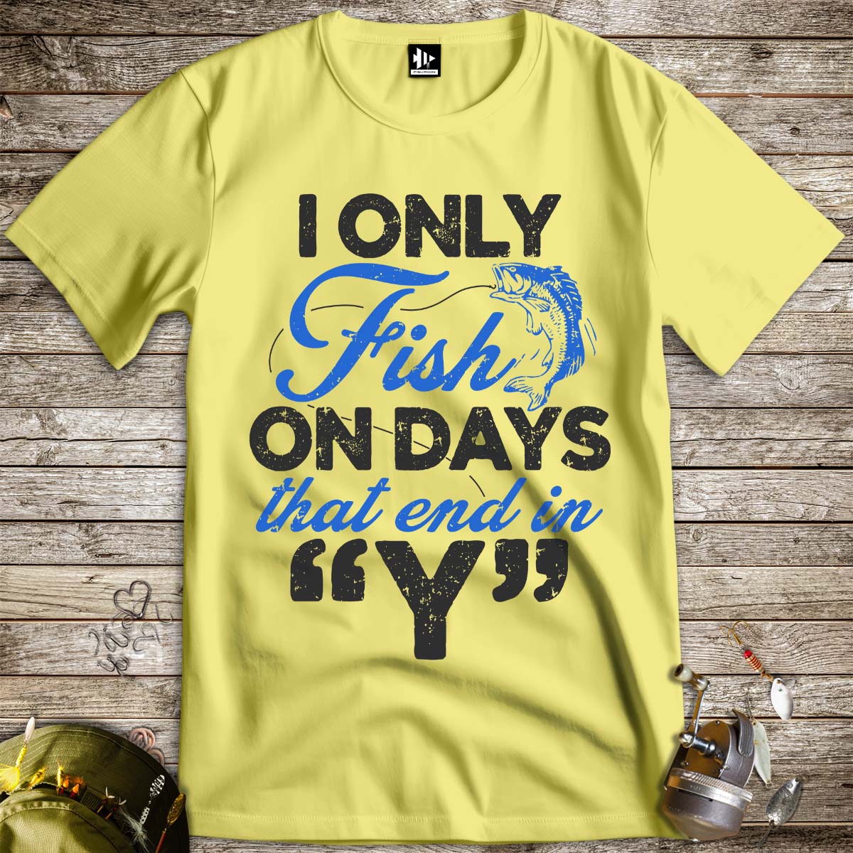 ‘Y’ - Day Fishing Tee - FISH - ROOM LLC