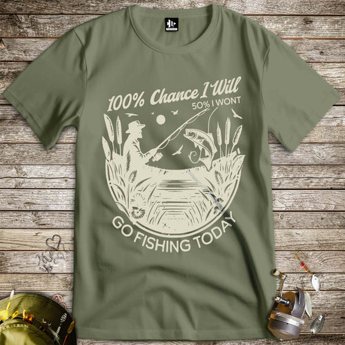 100% Fishing Day Tee - FISH - ROOM LLC