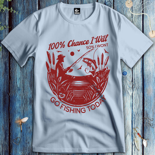 100% Fishing Day T-Shirt