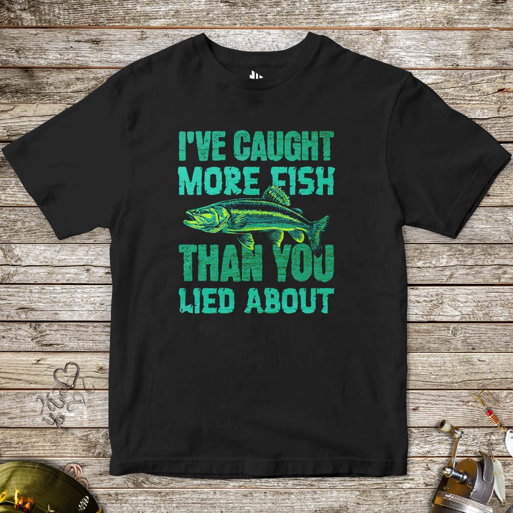 I've Caught More Fish Than You Lied About Tee for Kids-funny fishing t shirt-FISH-ROOM LLC