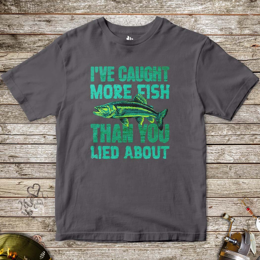 I've Caught More Fish Than You Lied About Tee for Kids-funny fishing t shirt-FISH-ROOM LLC