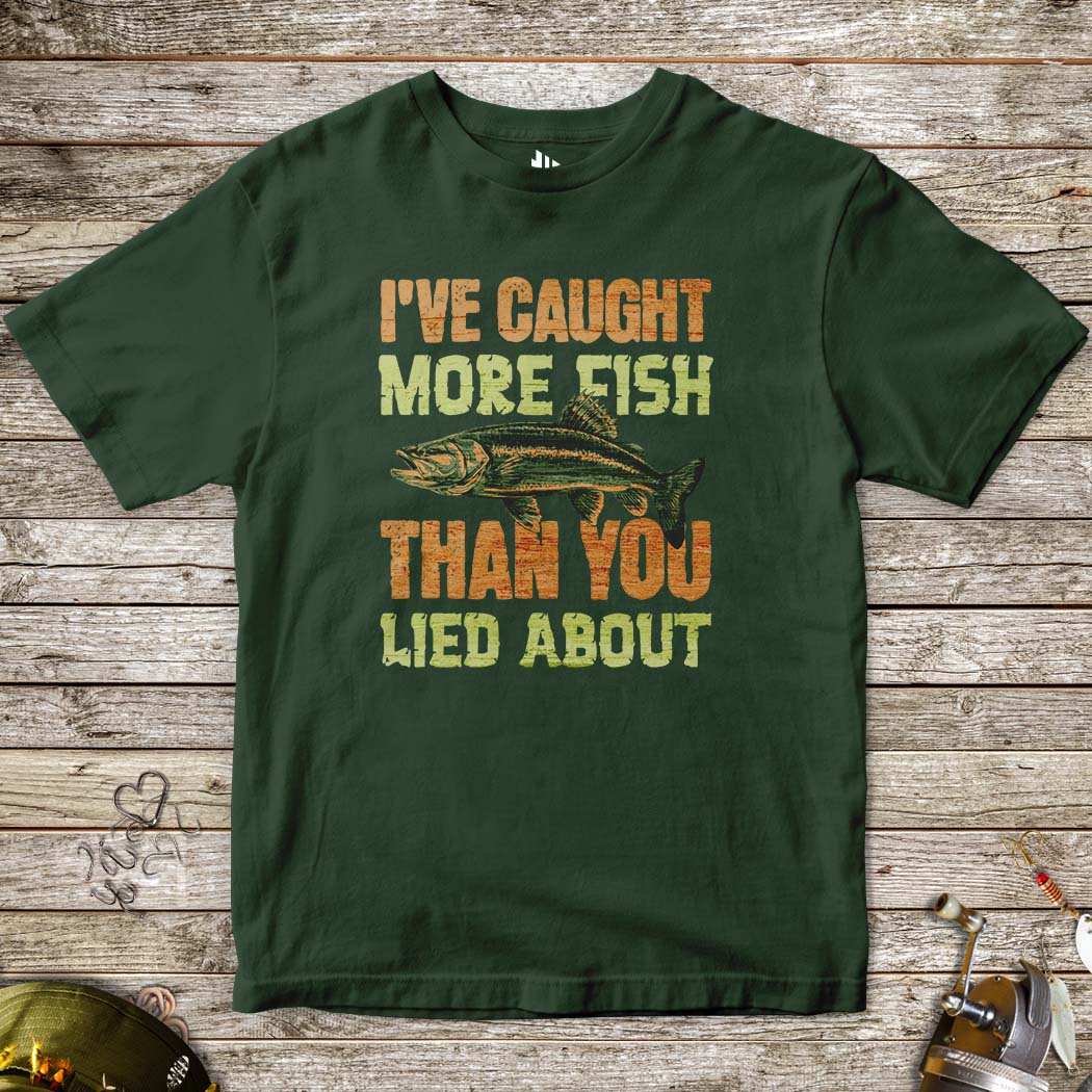 I've Caught More Fish Than You Lied About Tee for Kids-funny fishing t shirt-FISH-ROOM LLC