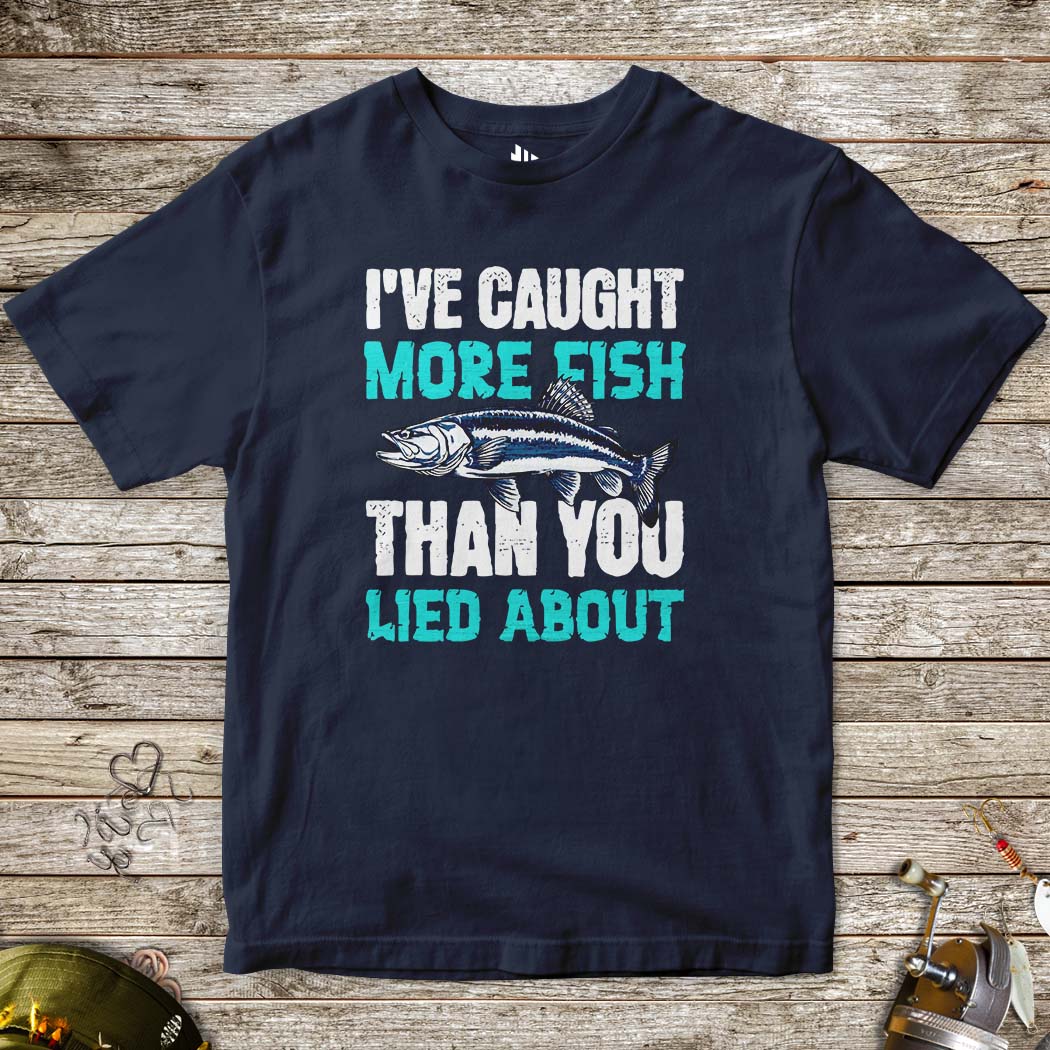 I've Caught More Fish Than You Lied About Tee for Kids-funny fishing t shirt-FISH-ROOM LLC