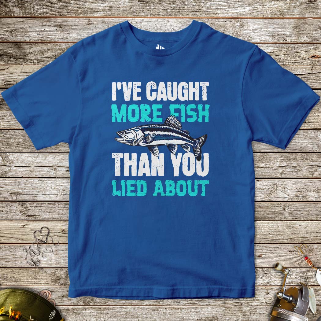 I've Caught More Fish Than You Lied About Tee for Kids-funny fishing t shirt-FISH-ROOM LLC