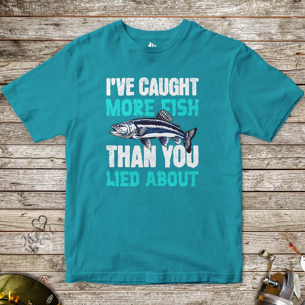 I've Caught More Fish Than You Lied About Tee for Kids-funny fishing t shirt-FISH-ROOM LLC