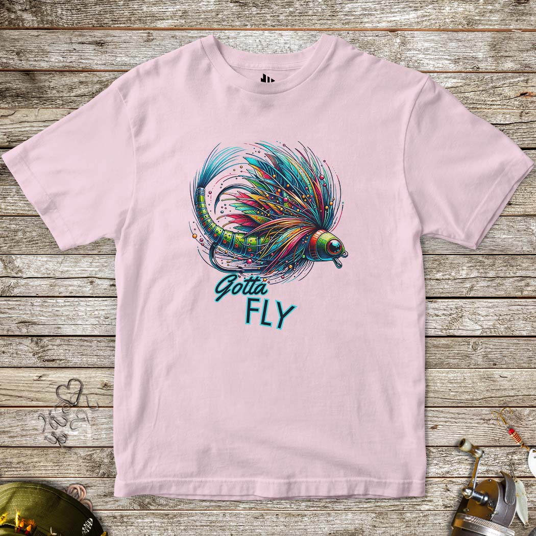 Gotta Fly Tee for Kids-funny fishing t shirt-FISH-ROOM LLC