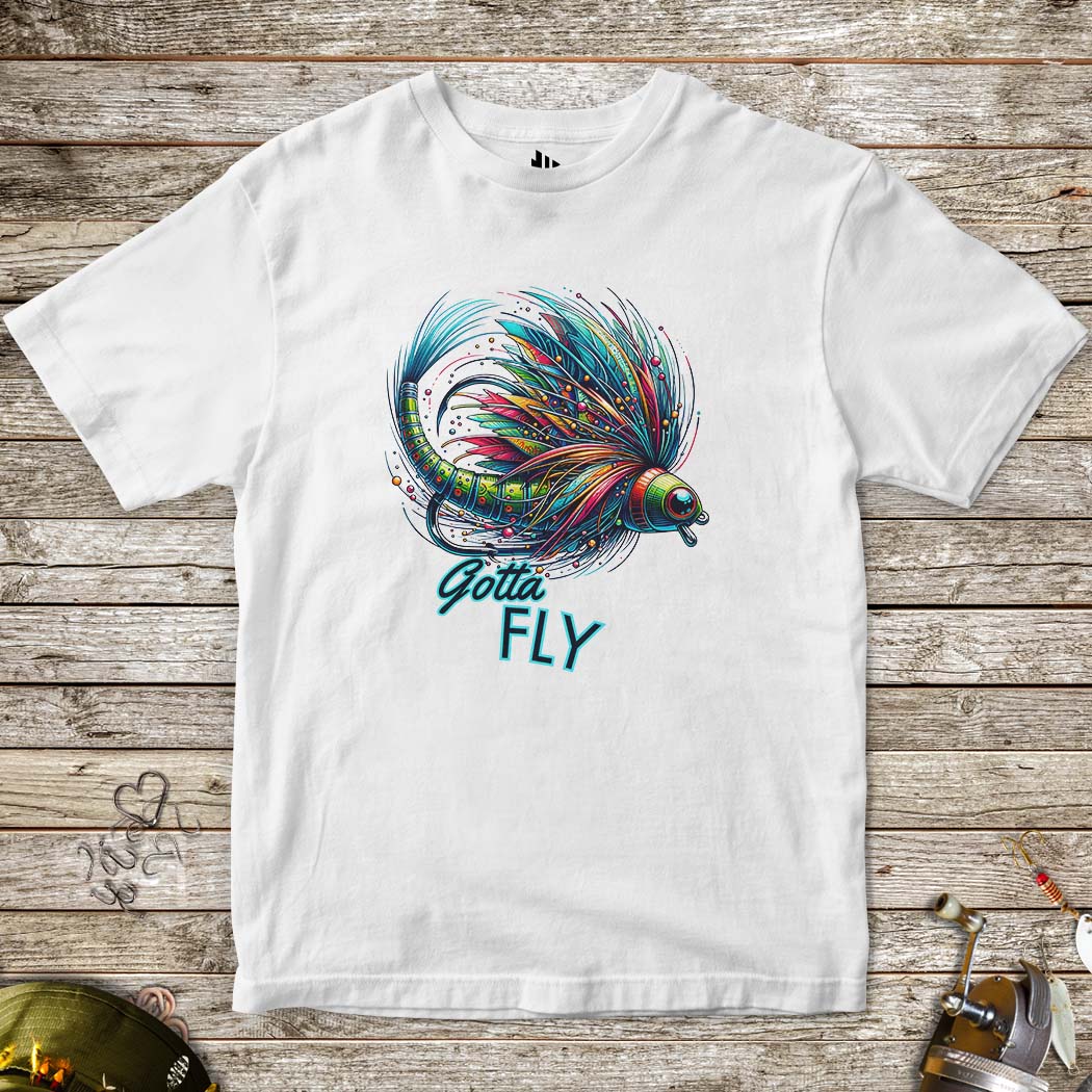 Gotta Fly Tee for Kids-funny fishing t shirt-FISH-ROOM LLC