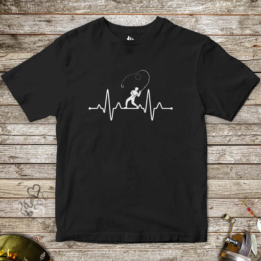 Fisherman's Heart Line Tee for Kids-funny fishing t shirt-FISH-ROOM LLC